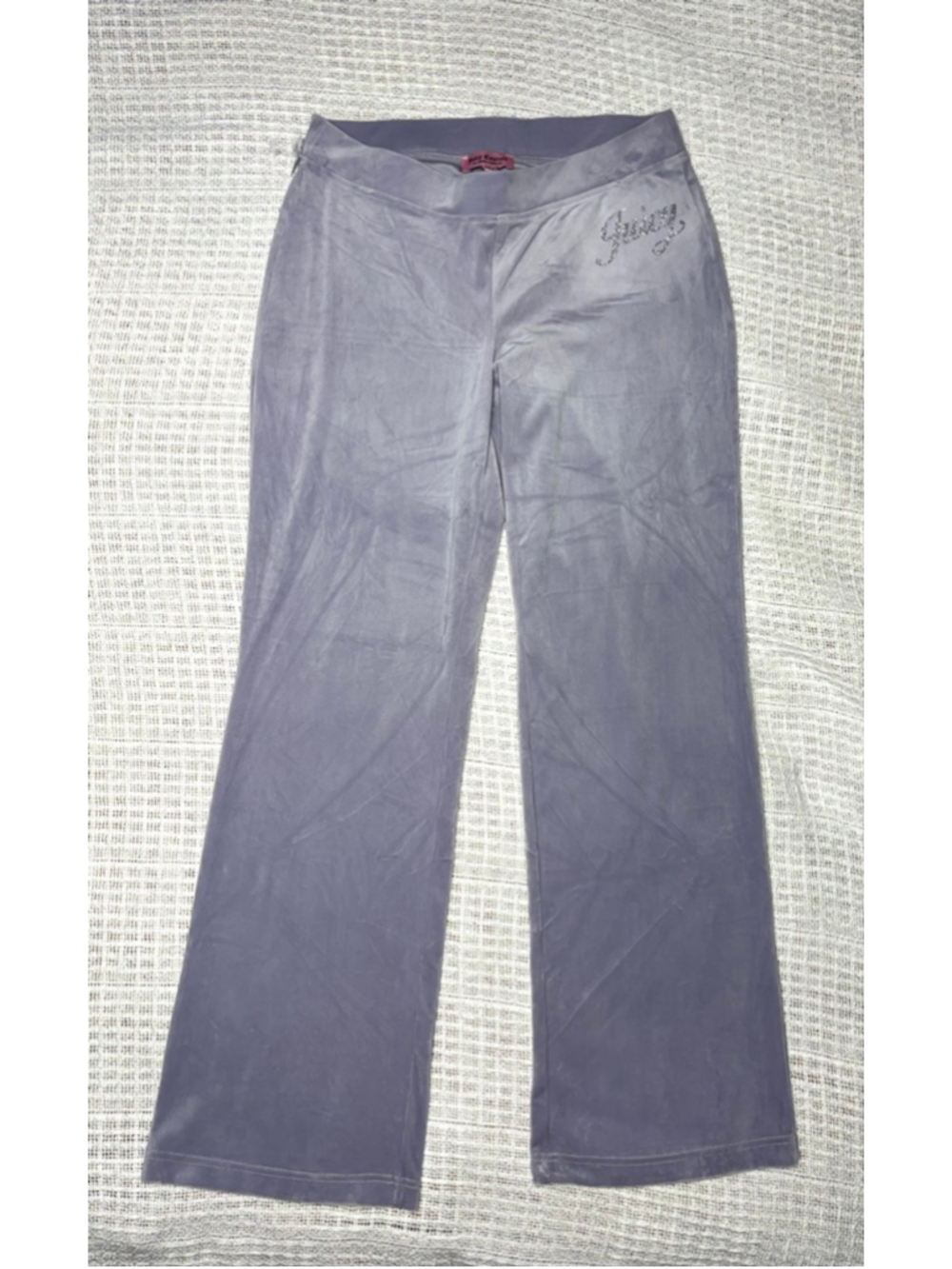 Juicy Couture OG Bling Velour Hoodie Pants Tracksuit - Lavender Haze SZ MED NWT - Picture 4 of 11